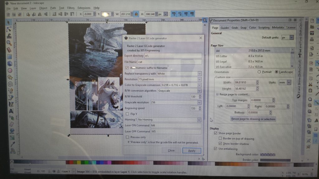 K40 engraving calibration instructions AwesomeTech