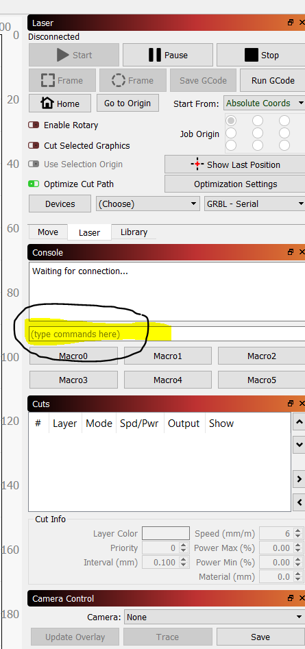 Here's where we make complex settings